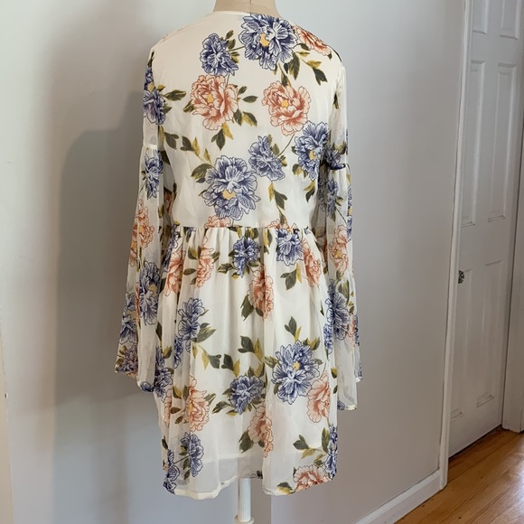 MIdi boho floral dress - Picture 2 of 2